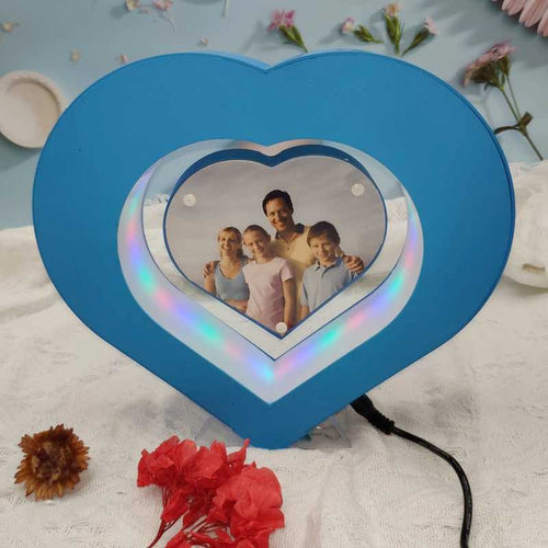 Heart shape magnetic floating photo frame, high tech levitating picture photo frame gifts - OZN Shopping