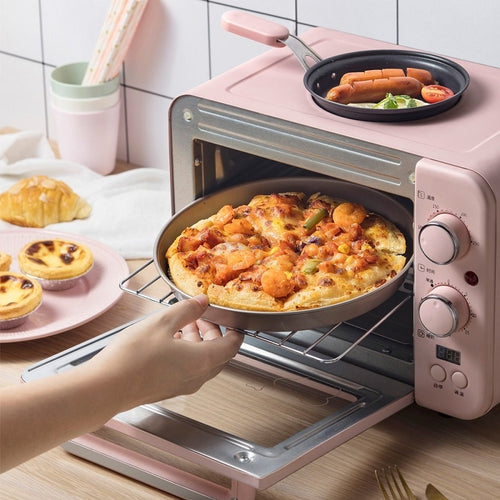Multifunction Breakfast Machine Mini Household Electric Oven Cake Baking Fry Pan Warm Drinking Pot Toaster - OZN Shopping