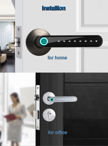 Fingerprint Electronic Door Lock Smart Bluetooth Password Handle Lock APP - OZN Shopping
