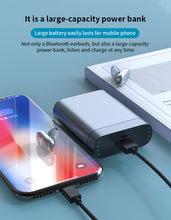 Load image into Gallery viewer, 2 in 1 Bluetooth Earphone and Power Bank Touch Control  With LED Display
