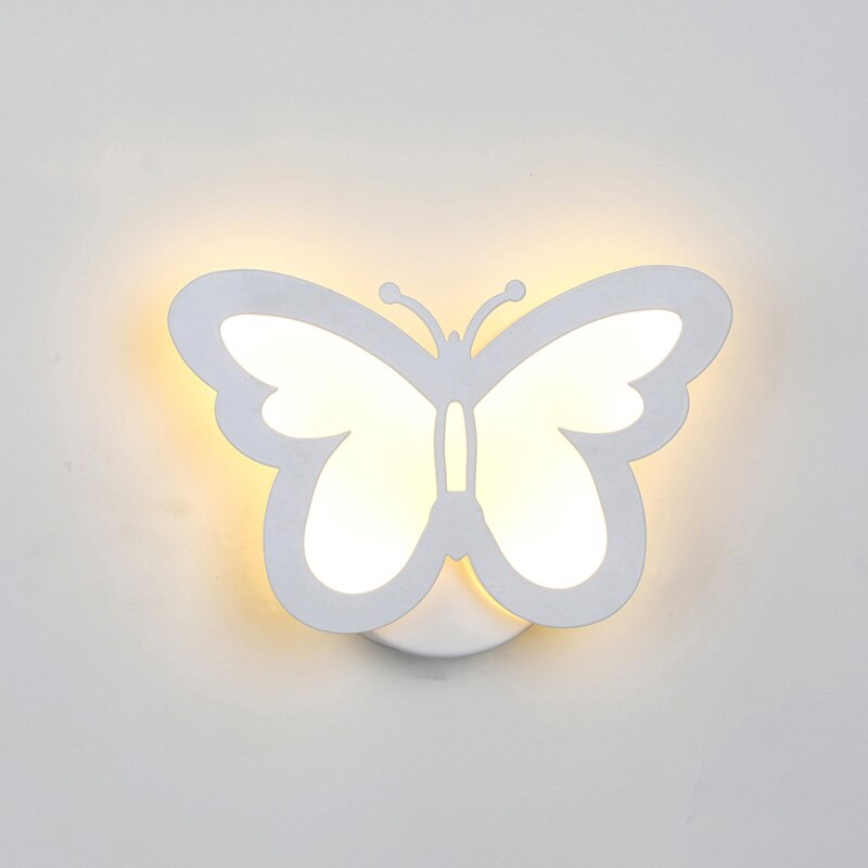 220V 18W 36LED Butterfly Leaf Wall Light - OZN Shopping