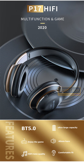 Wireless Headset Bluetooth Foldable Earphone - OZN Shopping