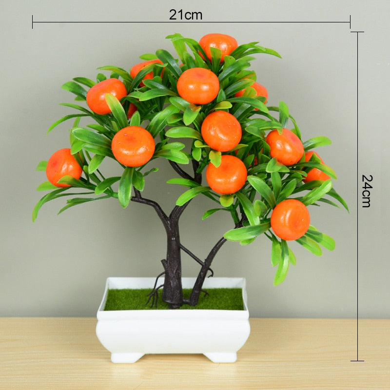 Artificial Plants Bonsai Small Tree Pot