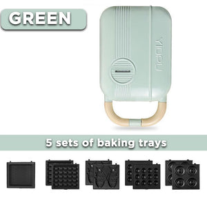 Sandwich Maker - Waffle Donut Cookies & Pancake Cooker & Toaster