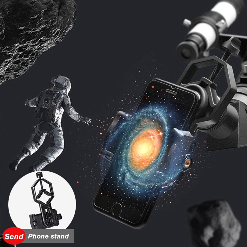 HD Astronomical Telescope with Tripod Monocular Moon Bird Watching Kids Gift Match Phone Adapter Finder Scope BLT-01 - OZN Shopping