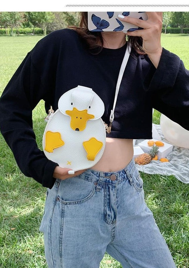 Cute Cartoon Duck Ladies Shoulder Bag - OZN Shopping