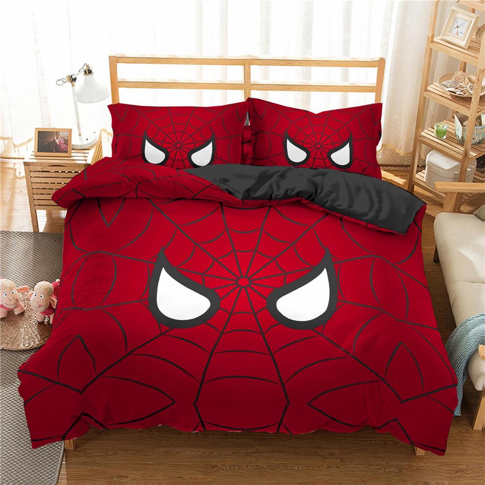 Spider Web Printed 3d Bedding Set Cartoon Home Decor Duvet Cover With Pillowcase For Bedroom Decoration Bedclothes - OZN Shopping