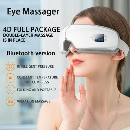 4D Smart Airbag Vibration Eye Massager Eye Care - Relieves Fatigue And Dark Circles - OZN Shopping