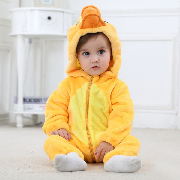 Baby Rompers Winter Lion Costume For Girls Boys Toddler Animal Jumpsuit Infant Clothes Pajamas - OZN Shopping