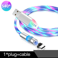 Load image into Gallery viewer, Glowing Cable Mobile Phone Charging Cables LED light Micro USB Type C Charger for iPhone X Samsung Galaxy S7 S9 Charge Wire Cord - OZN Shopping
