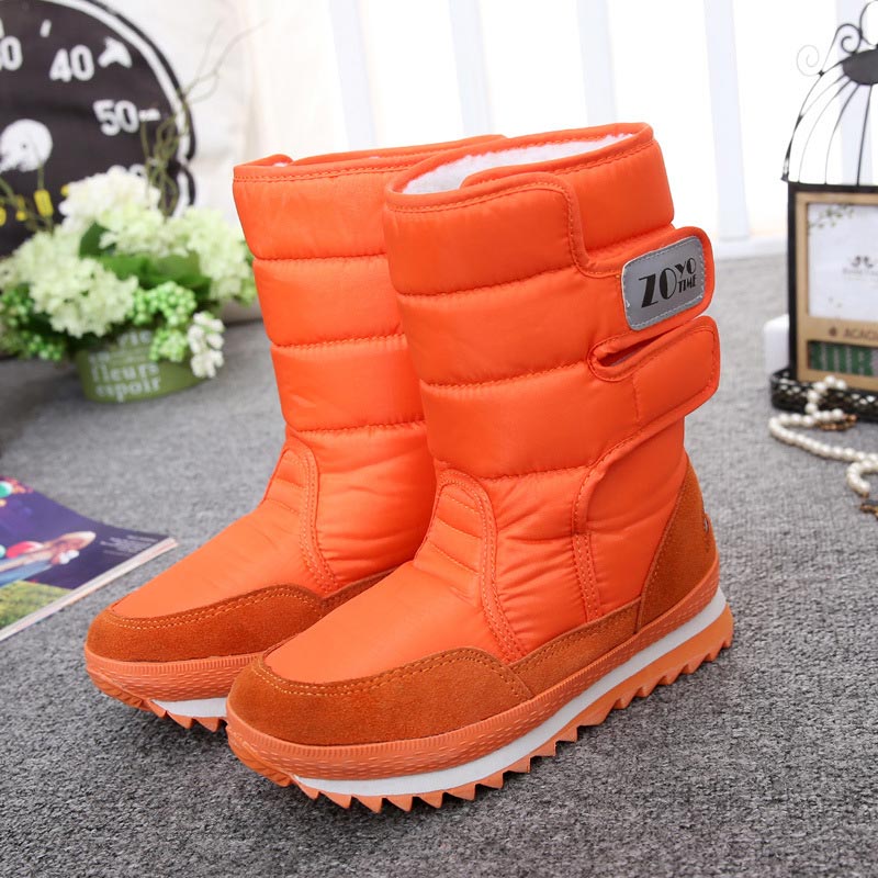 Waterproof Winter Boots  -  Women Colorful Velvet Snow Shoes - OZN Shopping