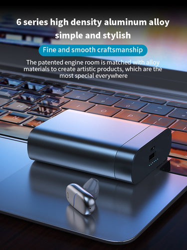 2 in 1 Bluetooth Earphone and Power Bank Touch Control  With LED Display