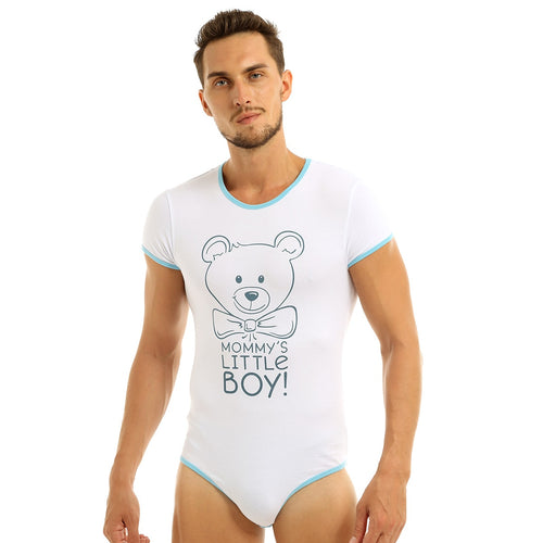 Mens One Piece Bodysuit Sleepwear - OZN Shopping