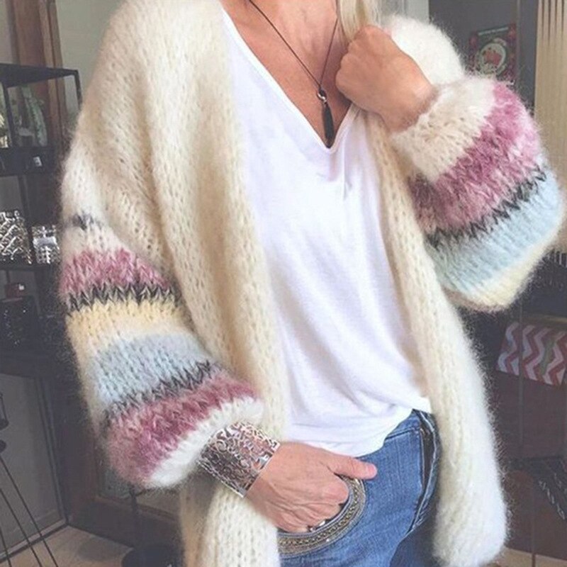 Women New  Winter Soften Knitted Cardigan Long Soft Warm Coats  Female Jackets - OZN Shopping