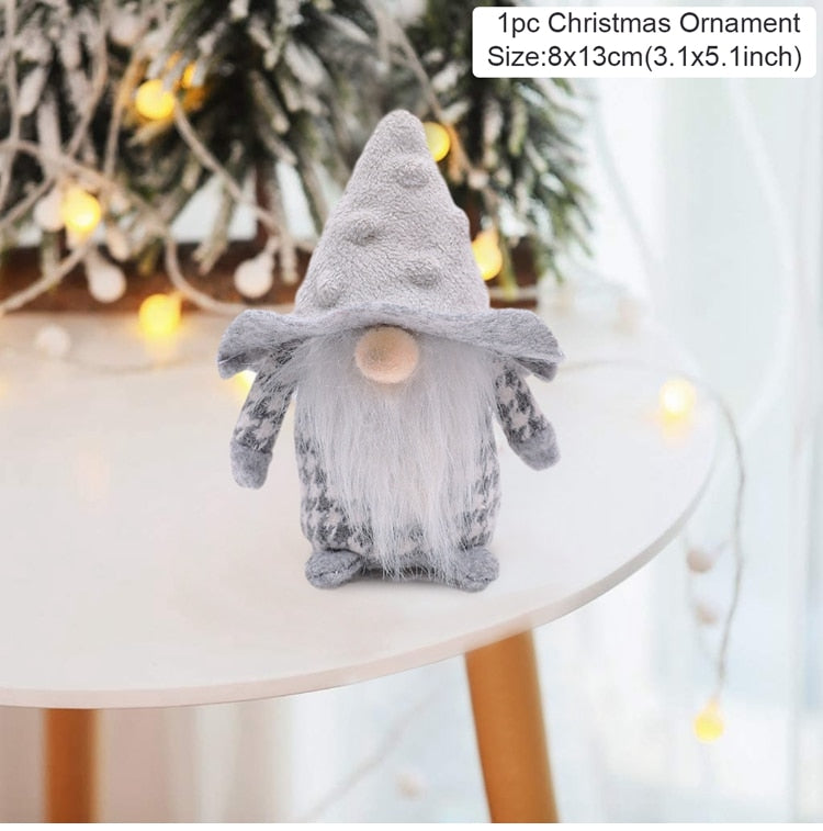 Dwarfs Gnome Christmas Faceless Doll Merry Christmas Decorations For Home Cristmas Ornament Xmas Navidad Natal New Year 2022 - OZN Shopping