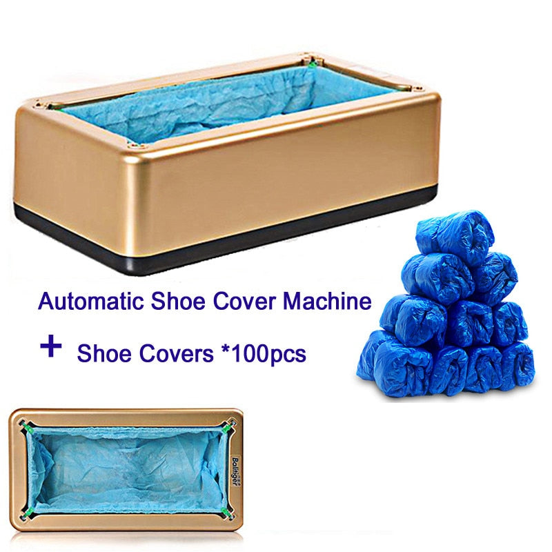 Automatic Shoe Cover Machine Intelligent Shoe Sleeve Tool Disposable Foot Cover Machine Shoe Film Device with cover*100pc - OZN Shopping