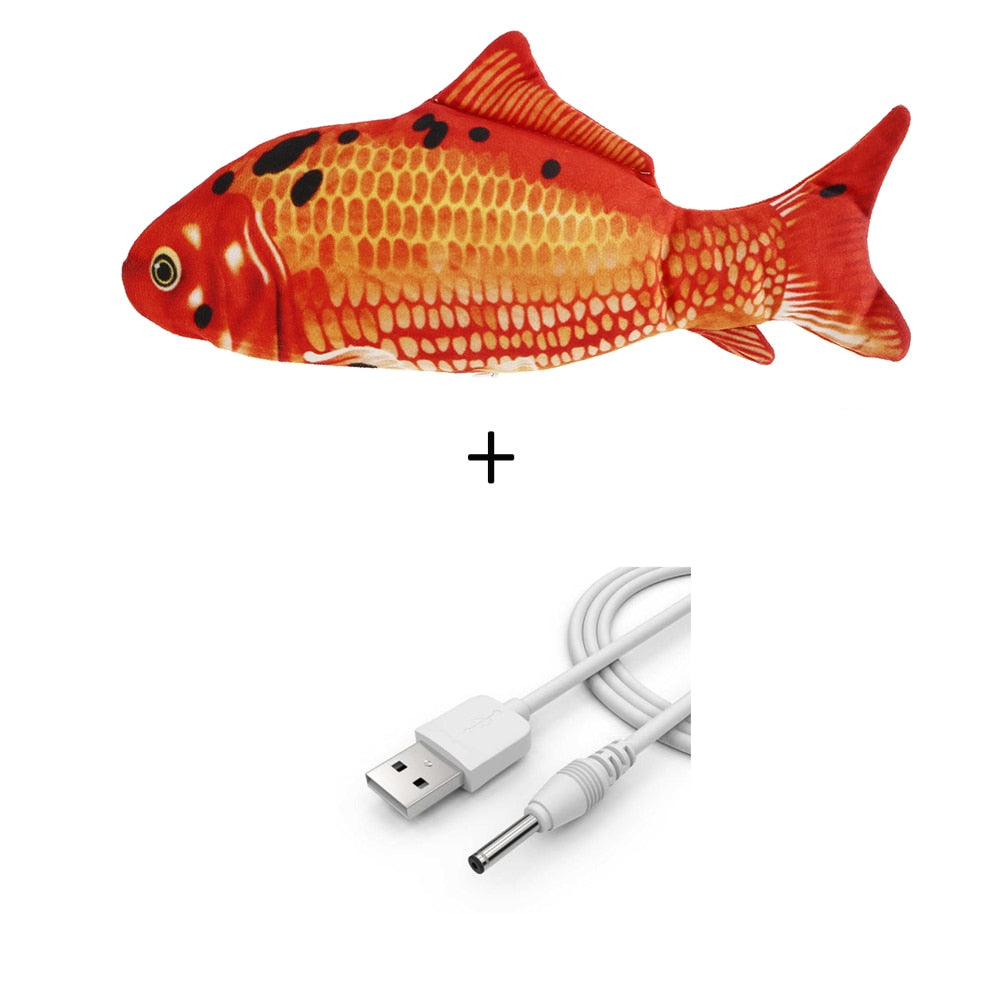 Cat Fish Electric USB Charging Simulation Fish Toys - OZN Shopping