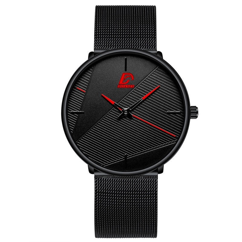 Fashion  Classic Black Men Watch - OZN Shopping