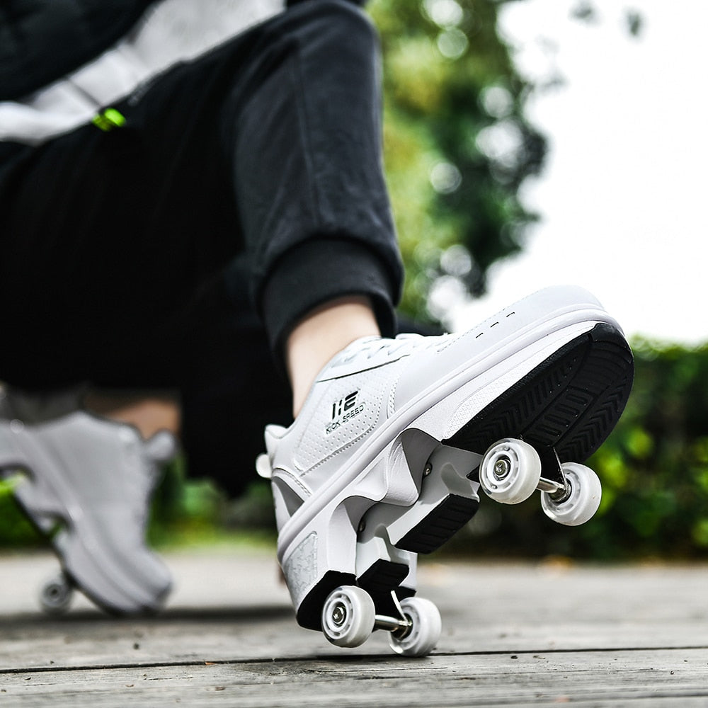 Flash Shoes Roller Skates