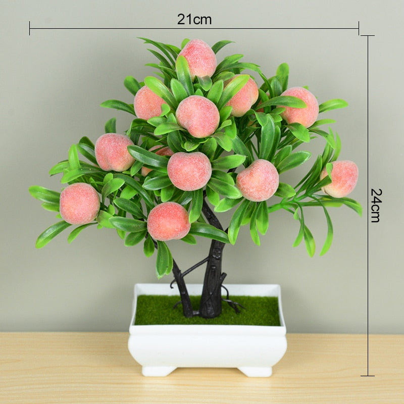 Artificial Plants Bonsai Small Tree Pot