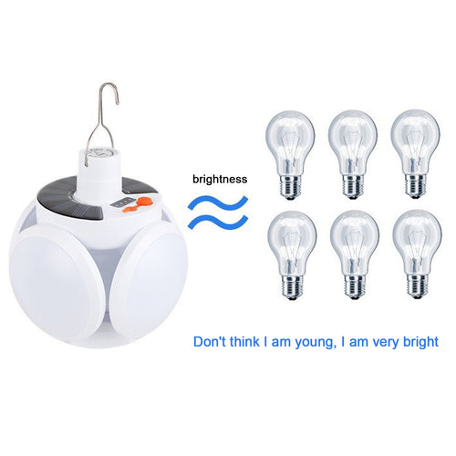 Solar Light LED Folding Bulb Lamp - OZN Shopping