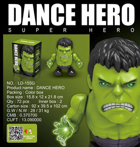 Dancing Avenger Toys Ironman , Thor, Hulk, Captain America, Spiderman Marvel - OZN Shopping