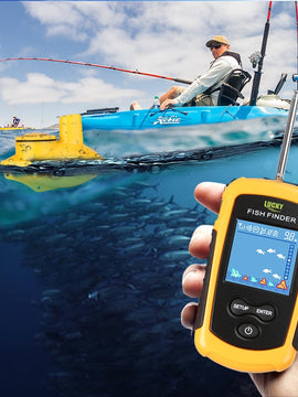 Portable  Fish Finder  - ( Echo Sounder  Sonar Depth Ocean, Lakes &  River)