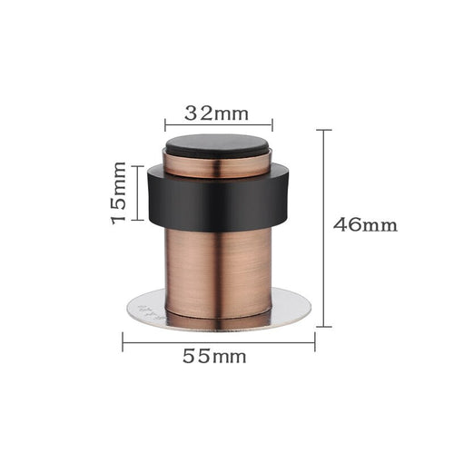 Wall Pin Bumper Scratch Protection Stainless Steel Door Stops Rubber Door Protective Pad Door Stopper Wall Protector Anti-collision Door Holder Heavy Duty - OZN Shopping