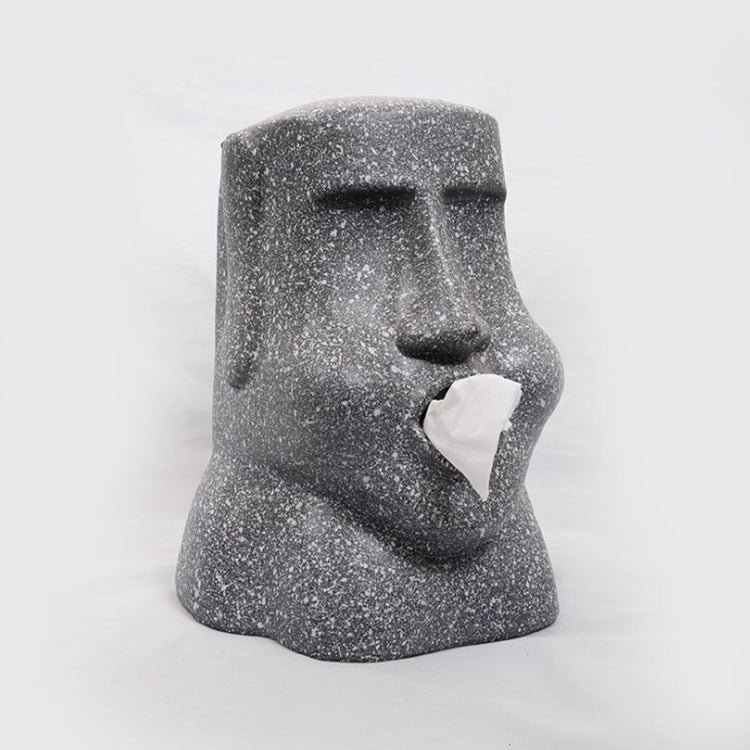 Stone Figure Tissue Box