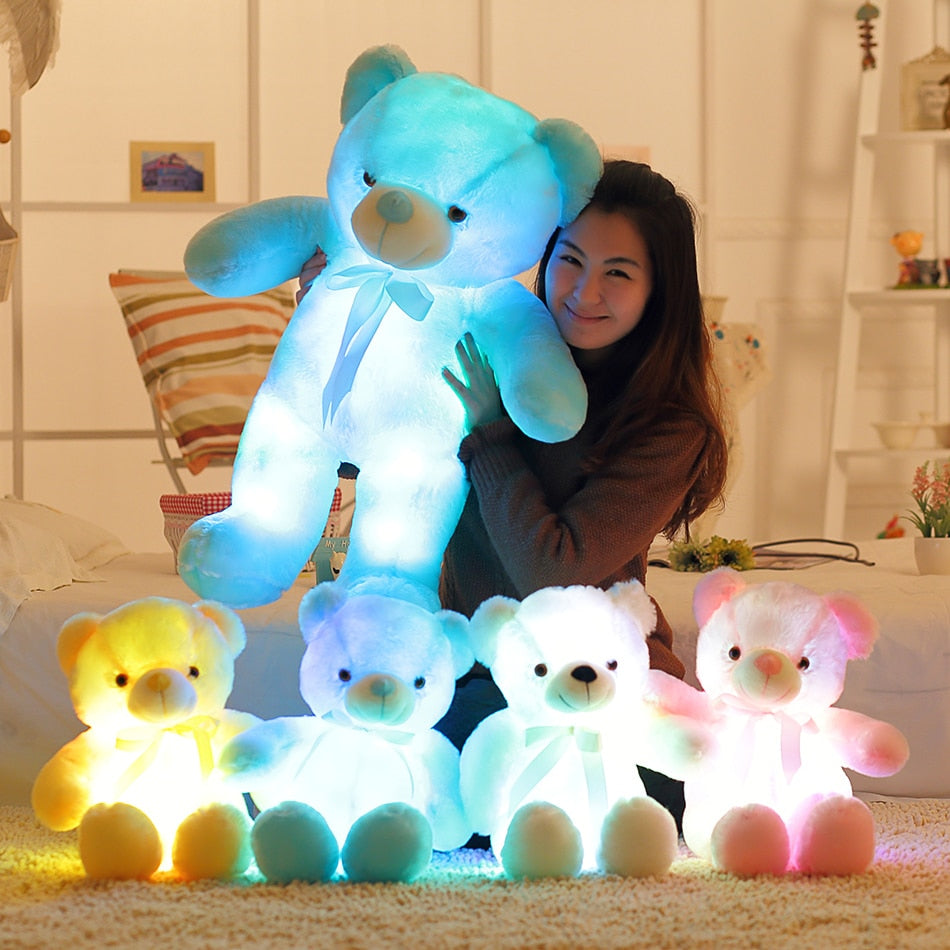 Light Up LED Teddy Bear Colorful Glowing Stuffed Toy - OZN Shopping