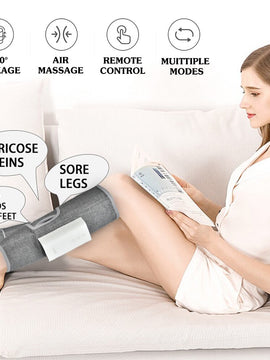 Legs Massager -  Legs Heat Compression Massage  Varicose Veins Physiotherapy