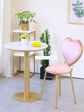 Modern Class Love Heart Shape Soft Seat Chair  ( Free Delivery )