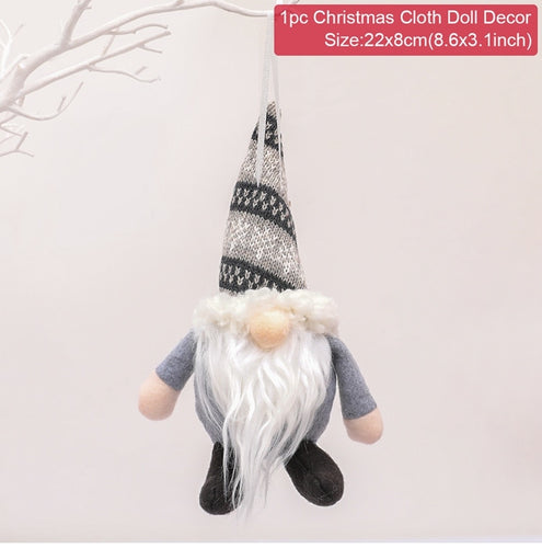Dwarfs Gnome Christmas Faceless Doll Merry Christmas Decorations For Home Cristmas Ornament Xmas Navidad Natal New Year 2022 - OZN Shopping