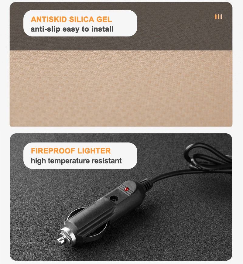 Heated Car Seat Cover - Universal Car Seat Heater