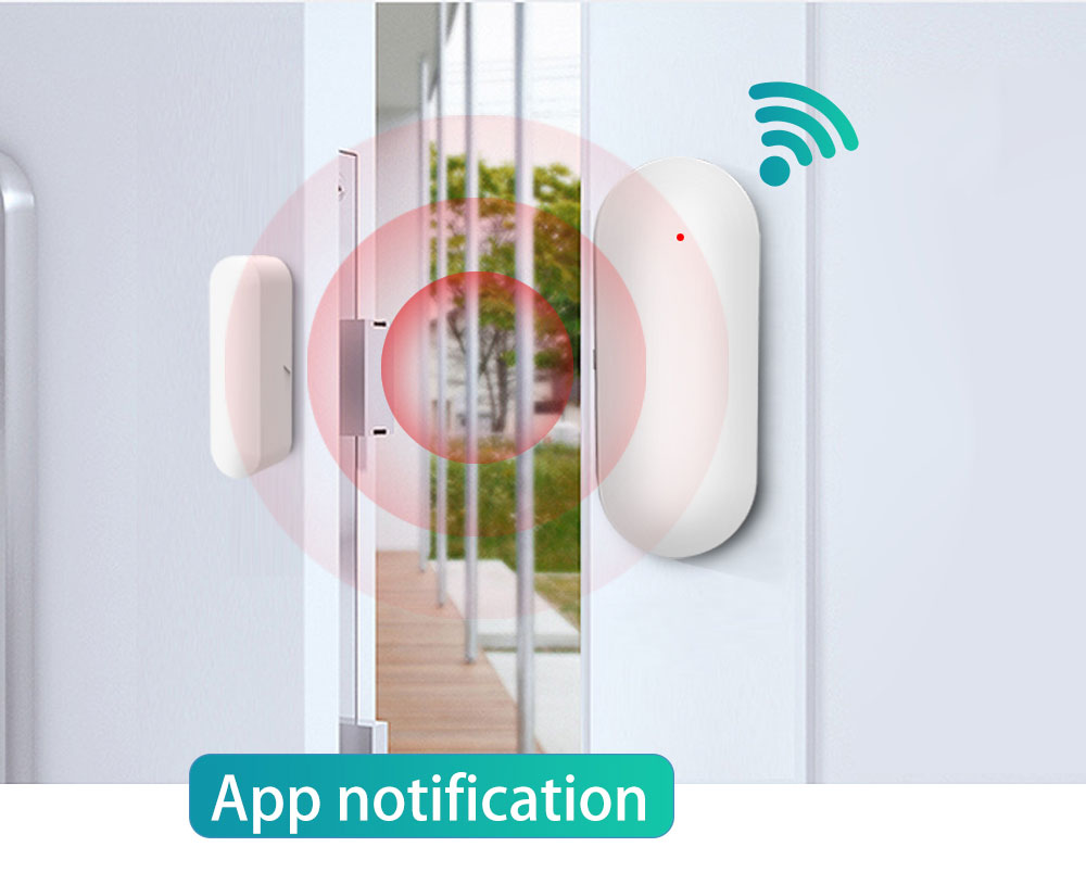 Door Sensor Open Close Detector with Smartlife APP Notification
