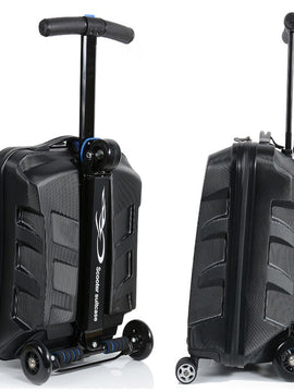 Scooter travel suitcase - travel backpack luggage on wheels