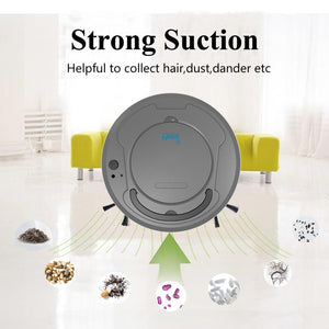 Smart Robot Vacuum Cleaner Multifunctional 3-In-1 Auto Rechargeable Floor Sweeping Robot Dry Wet Vacuum Cleaner Machine - OZN Shopping