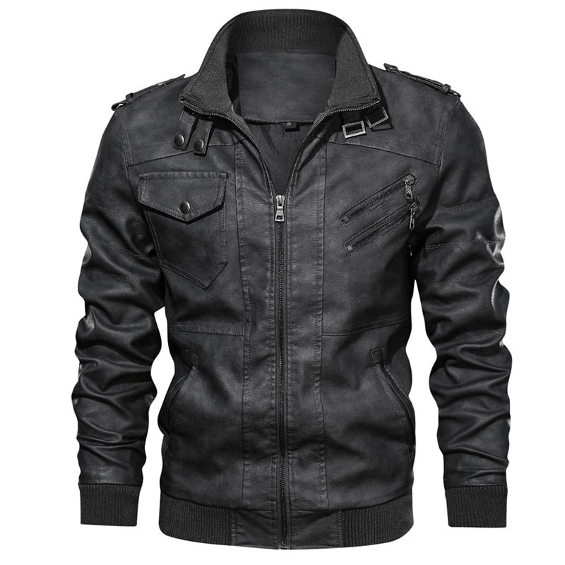 Mountainskin New Men's Leather Jackets - OZN Shopping