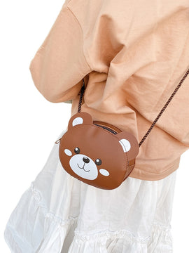 6 Styles Newest Arrival Kids Girl Crossbody Bags Cute Cartoon Animal Coin Purse Handbag Children Wallet Small Coin Bag