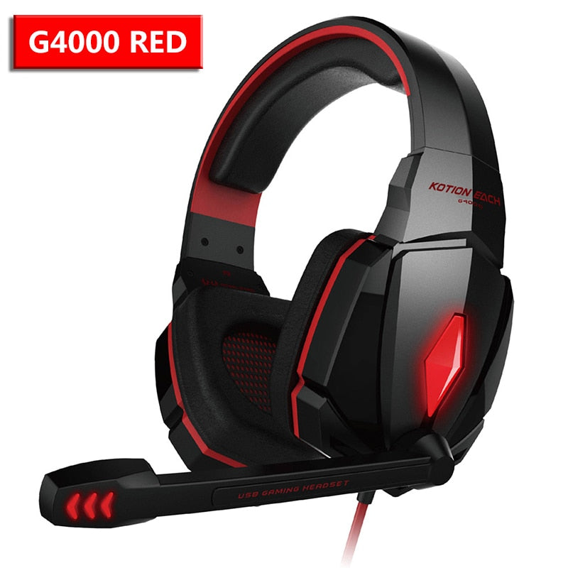 Gaming Headset Headphones Deep bass Stereo  Earphones with Microphone - OZN Shopping