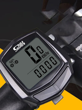 Waterproof Bike Computer With LCD Digital Display Bicycle Odometer Speedometer Cycling Wired Stopwatch Riding Accessories