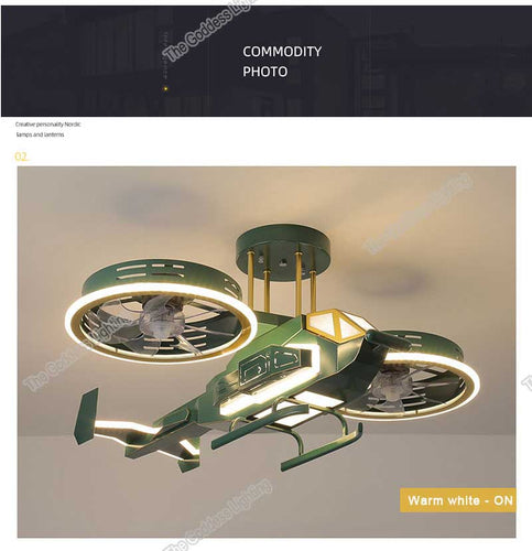 AirPlane LED Chandelier Ceiling Lamp Decor Light