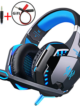 Gaming Headset Headphones Deep bass Stereo  Earphones with Microphone