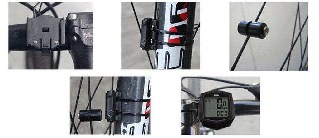 Waterproof Bike Computer With LCD Digital Display Bicycle Odometer Speedometer Cycling Wired Stopwatch Riding Accessories - OZN Shopping