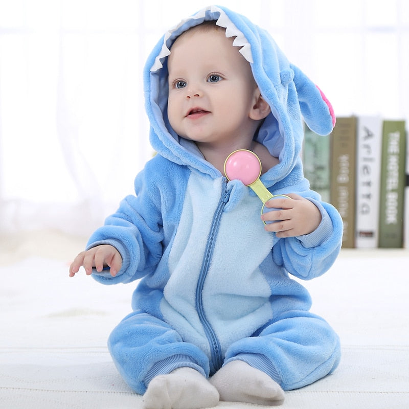 Baby Rompers Winter Lion Costume For Girls Boys Toddler Animal Jumpsuit Infant Clothes Pajamas - OZN Shopping