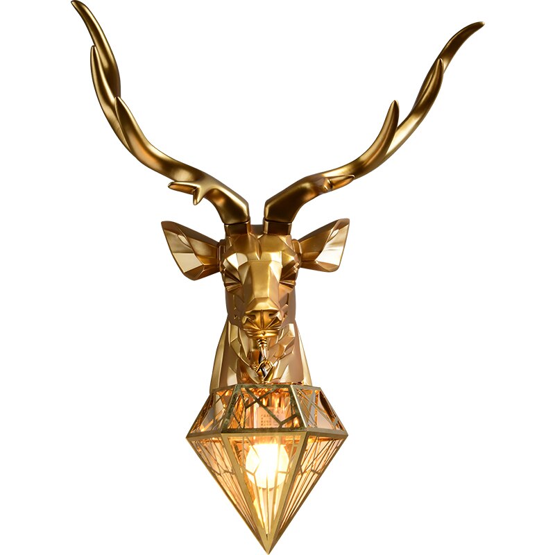 Modern Class  Antler Wall Deer Lamp Light - OZN Shopping