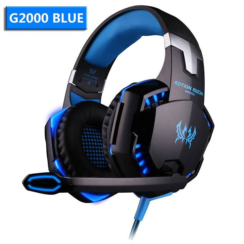 Gaming Headset Headphones Deep bass Stereo  Earphones with Microphone - OZN Shopping