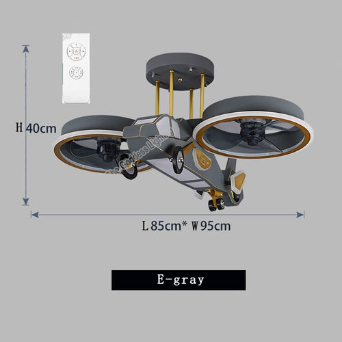 AirPlane LED Chandelier Ceiling Lamp Decor Light