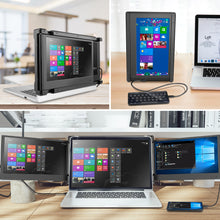 Load image into Gallery viewer, Laptop Triple Screen Monitor Portable IPS Monitor 11&#39;&#39; 1920x1080 USB-C HDMI Gaming Display
