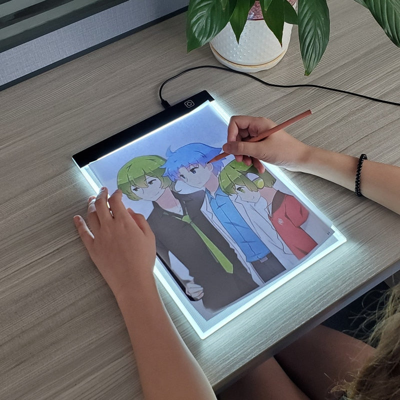 Led Drawing Copy Pad Board Children's  Educational Pad - OZN Shopping